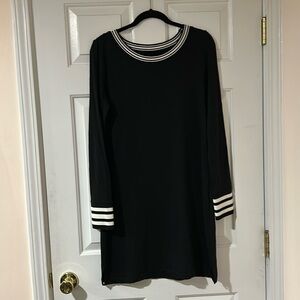 Heyton Black Long Sleeve Dress